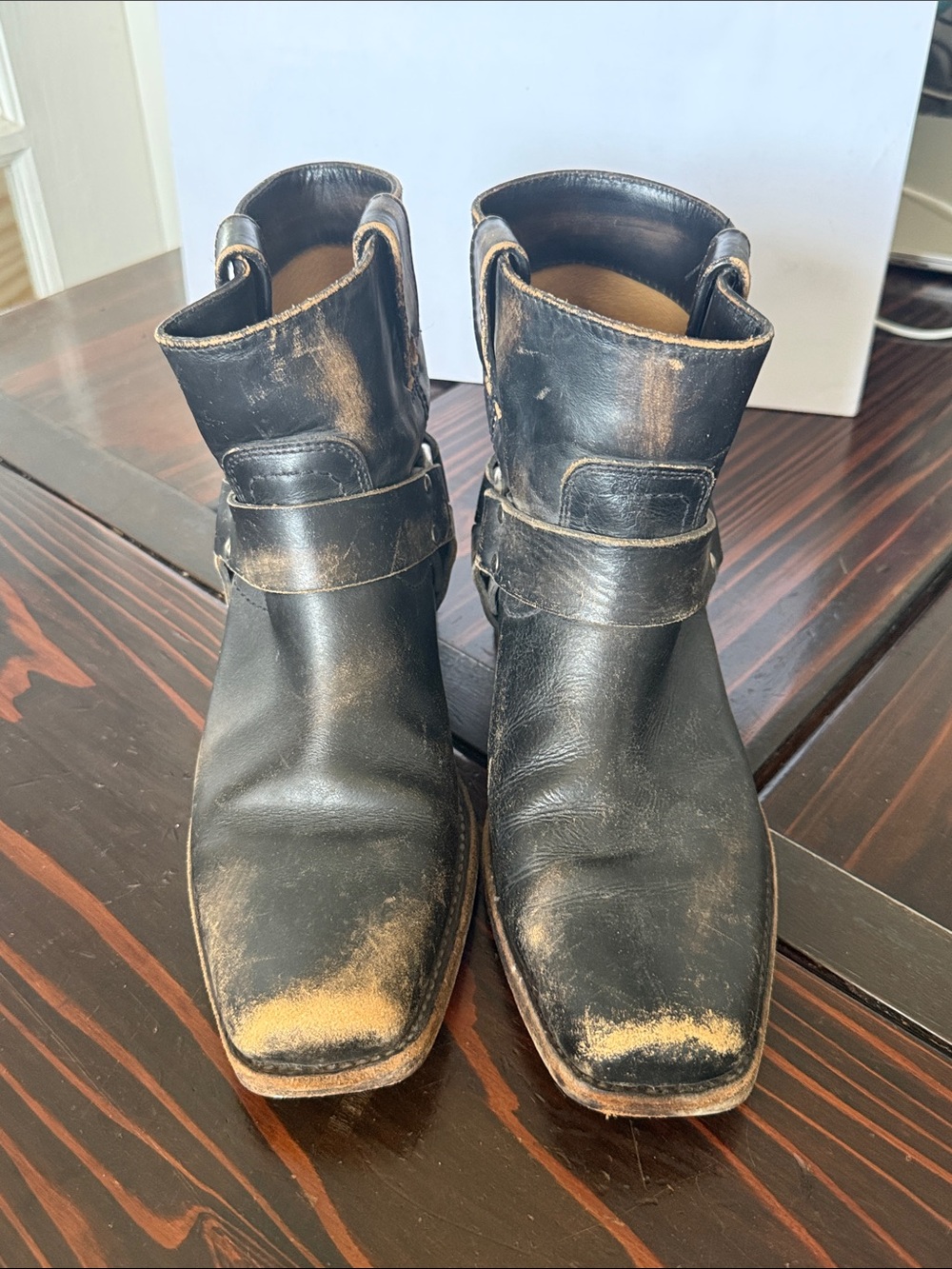 Frye Black Leather Ankle Booties - Picture 5 of 5